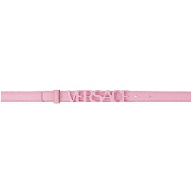 베르사체 Versace Pink Logo Belt 231404F001009