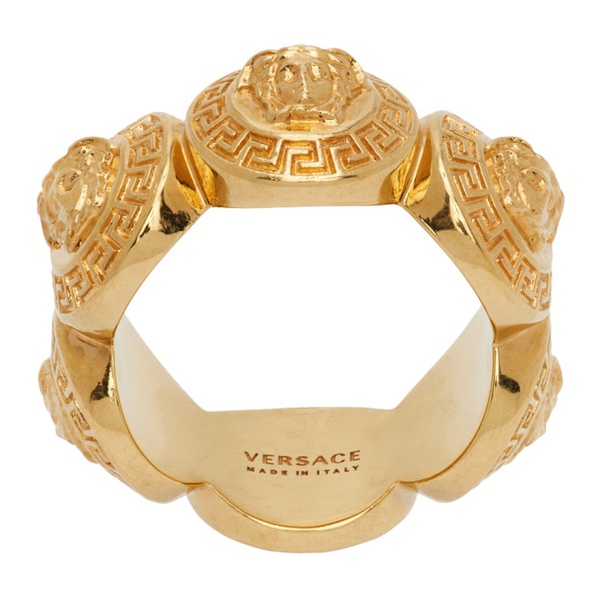 베르사체 베르사체 Versace Gold Medusa Ring 231404F024005