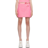 베르사체 Versace Pink Dua Lipa 에디트 Edition Miniskirt 232404F090009
