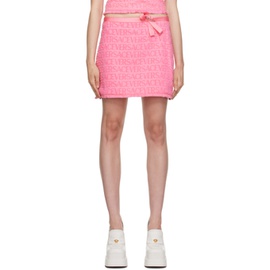베르사체 Versace Pink Dua Lipa 에디트 Edition Miniskirt 232404F090009
