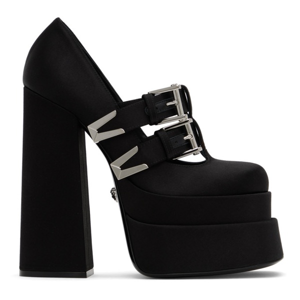 베르사체 베르사체 Versace Black Aevitas Heels 231404F122062