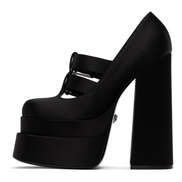 베르사체 베르사체 Versace Black Aevitas Heels 231404F122062