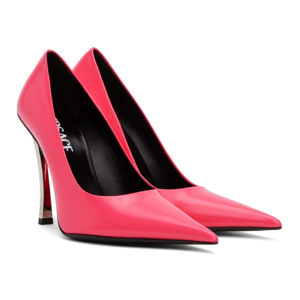 베르사체 베르사체 Versace Pink Pin-Point Heels 231404F122068