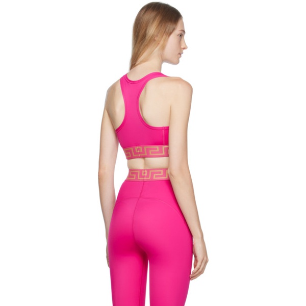 베르사체 베르사체 언더웨어 베르사체 Versace Underwear Pink Greca Sport Bra 232653F073017