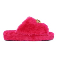 베르사체 언더웨어 베르사체 Versace Underwear Pink Medusa Slippers 222653F121010