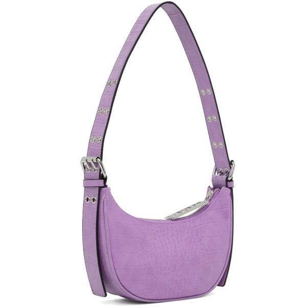 베르사체 베르사체 진 꾸뛰르 베르사체 Versace Jeans Couture Purple Zip Shoulder Bag 232202F048098