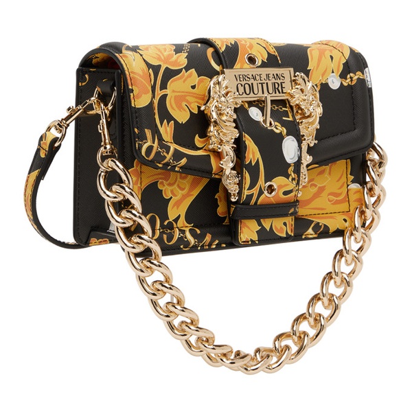 베르사체 베르사체 진 꾸뛰르 베르사체 Versace Jeans Couture Black & Gold Chain Couture Bag 232202F048115
