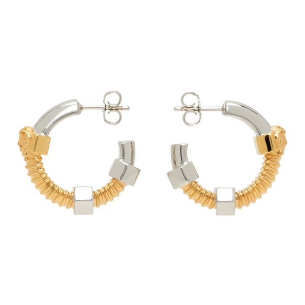 베르사체 베르사체 Versace Gold & Silver Medusa Earrings 232404F022024