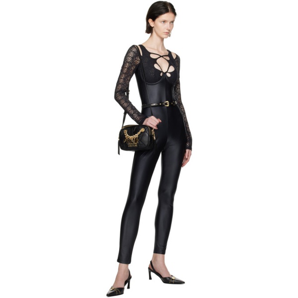 베르사체 베르사체 진 꾸뛰르 베르사체 Versace Jeans Couture SSENSE Exclusive Black Couture1 Belt 241202F001001