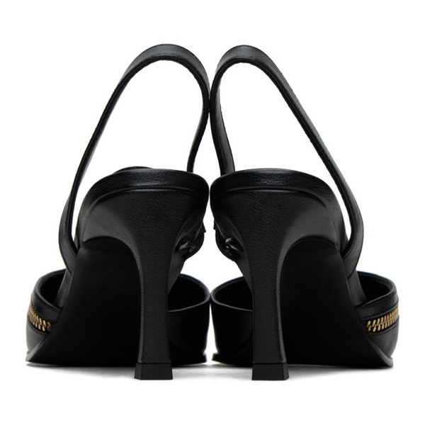 베르사체 베르사체 진 꾸뛰르 베르사체 Versace Jeans Couture Black Mandy Heeled Sandals 232202F122012