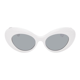 베르사체 Versace White Medusa Sunglasses 241404F005079