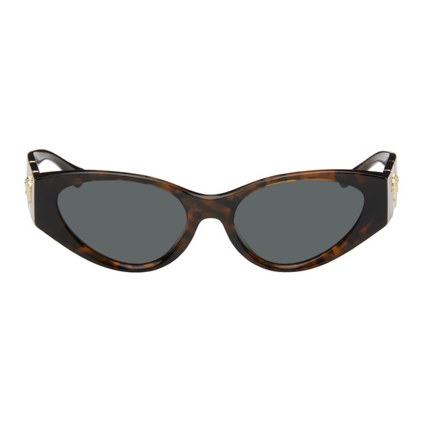 베르사체 베르사체 Versace Tortoiseshell Medusa Legend Cat-Eye Sunglasses 241404F005082