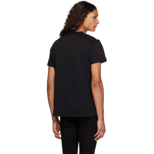 베르사체 베르사체 진 꾸뛰르 베르사체 Versace Jeans Couture Black Graffiti T-Shirt 232202M213020