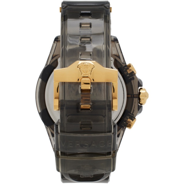 베르사체 베르사체 Versace Black & Gold Icon Active Watch 241404M165000