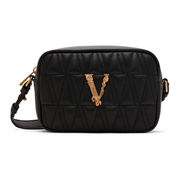 베르사체 베르사체 Versace Black Vitrus Crossbody Bag 241404F048018