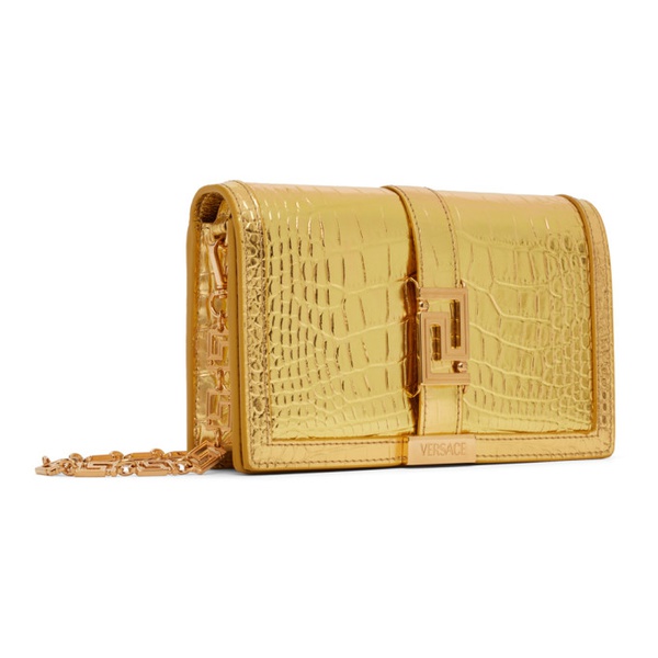 베르사체 베르사체 Versace Gold Mini Greca Goddess Bag 241404F048024