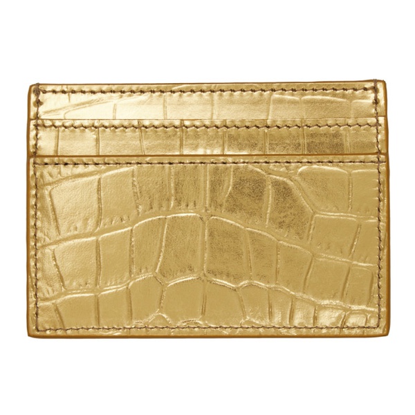 베르사체 베르사체 Versace Gold Greca Goddess Card Holder 241404F037006