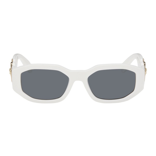 베르사체 베르사체 Versace White Medusa Biggie Sunglasses 241404F005044