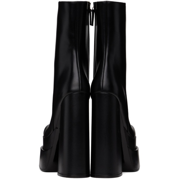 베르사체 베르사체 Versace Black Aevitas Platform Boots 231404F113002