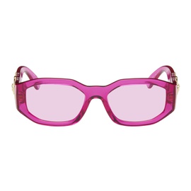 베르사체 Versace Pink Medusa Biggie Sunglasses 241404F005038