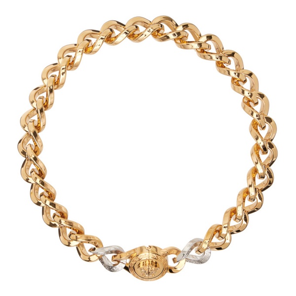 베르사체 베르사체 Versace Gold Medusa Chain Necklace 222404F023011