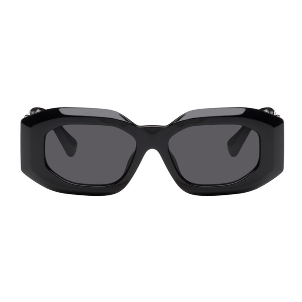 베르사체 베르사체 Versace Black Maxi Medusa Biggie Sunglasses 241404M134001