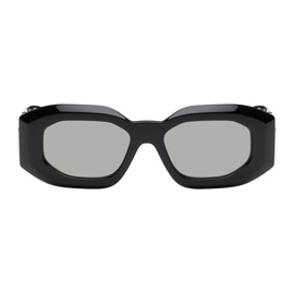 베르사체 Versace Black Maxi Medusa Biggie Sunglasses 241404M134000