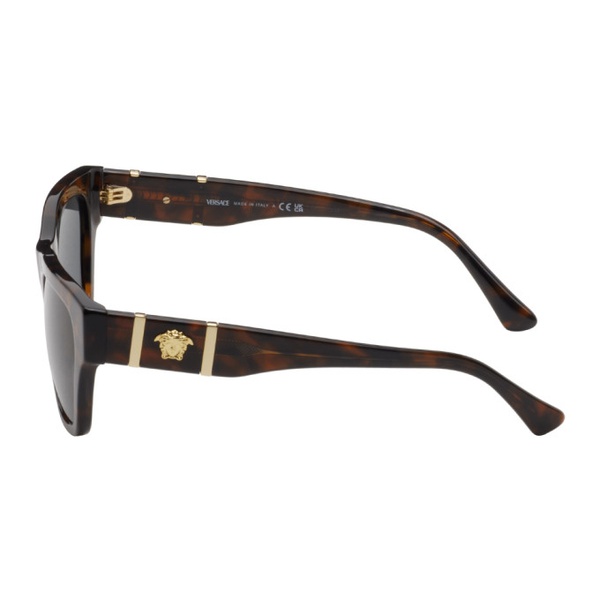 베르사체 베르사체 Versace Brown Medusa Legend Sunglasses 241404M134013