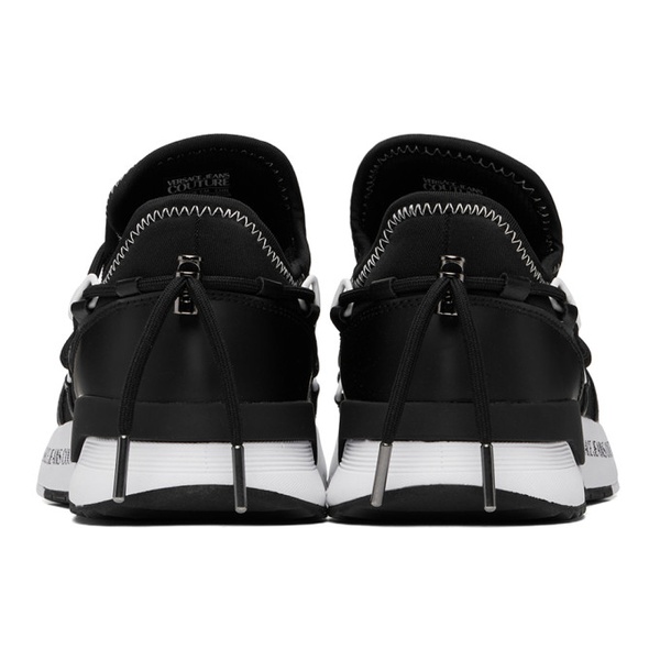 베르사체 베르사체 진 꾸뛰르 베르사체 Versace Jeans Couture Black Dynamic Sneakers 241202M237026