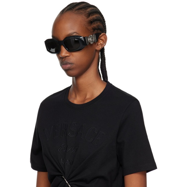 베르사체 베르사체 Versace Black Maxi Medusa Biggie Sunglasses 241404F005096