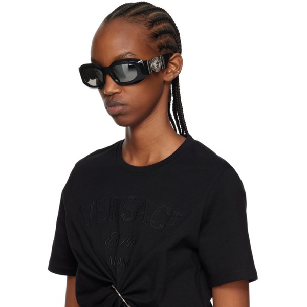 베르사체 베르사체 Versace Black Maxi Medusa Biggie Sunglasses 241404F005095