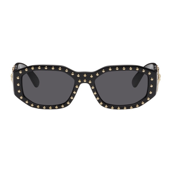 베르사체 베르사체 Versace Black Studded Medusa Biggie Sunglasses 241404F005102