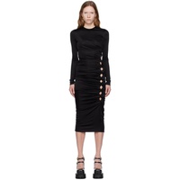 베르사체 Versace Black Dua Lipa 에디트 Edition Midi Dress 232404F054001