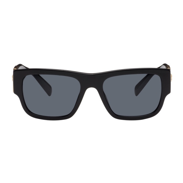 베르사체 베르사체 Versace Black Medusa Stud Sunglasses 241404M134044
