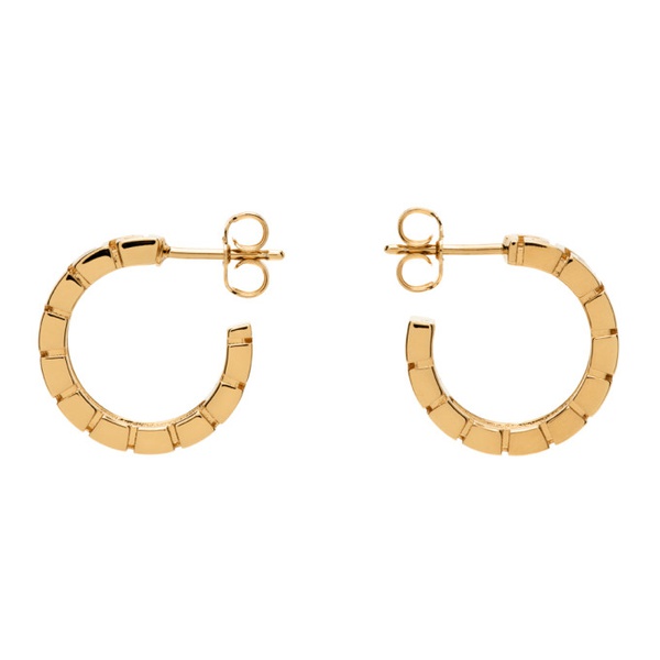 베르사체 베르사체 Versace Gold Greca Hoop Earrings 241404M144001