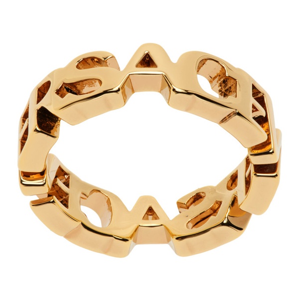 베르사체 베르사체 Versace Gold Logo Ring 241404M147028