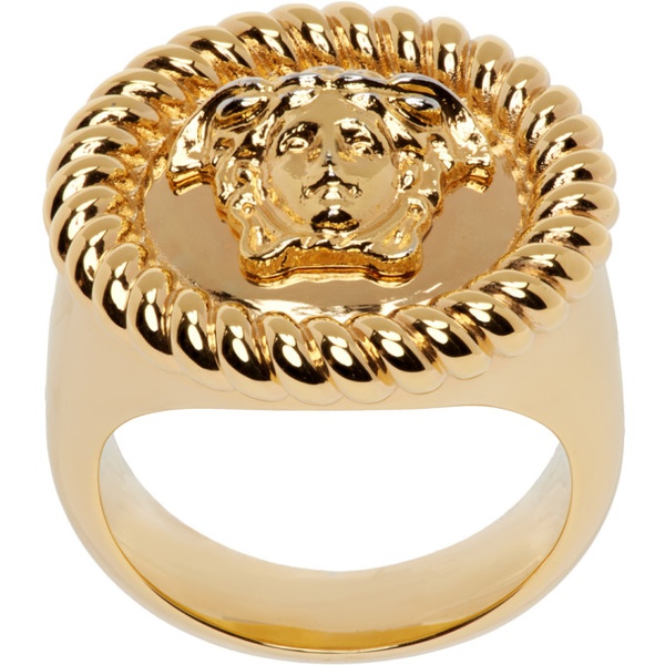베르사체 베르사체 Versace Gold Medusa Ring 241404M147032