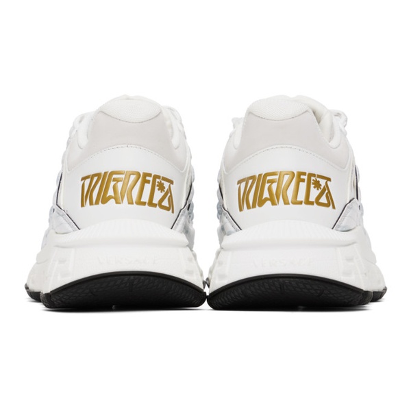 베르사체 베르사체 Versace White Trigreca Sneakers 241404M237008