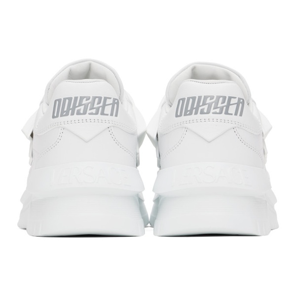 베르사체 베르사체 Versace White Odissea Sneakers 241404M237023