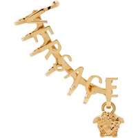 베르사체 Versace Gold Medusa Logo Single Cuff Earring 241404F022020
