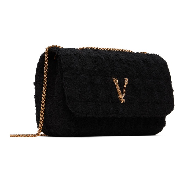 베르사체 베르사체 Versace Black Logo Bag 241404F048006