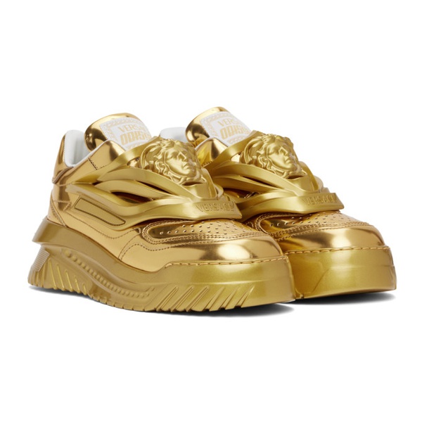 베르사체 베르사체 Versace Gold Odissea Sneakers 241404M237021