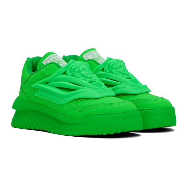 베르사체 베르사체 Versace Green Odissea Sneakers 241404M237003