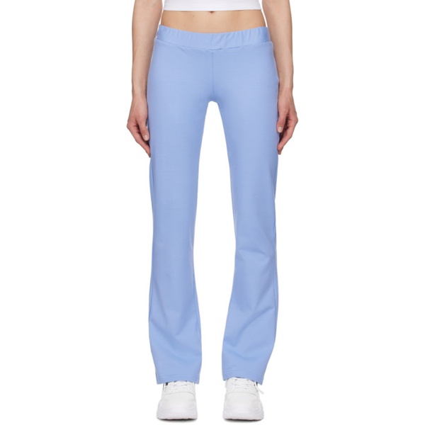 베르사체 베르사체 진 꾸뛰르 베르사체 Versace Jeans Couture Blue Crystal-Cut Lounge Pants 241202F086003