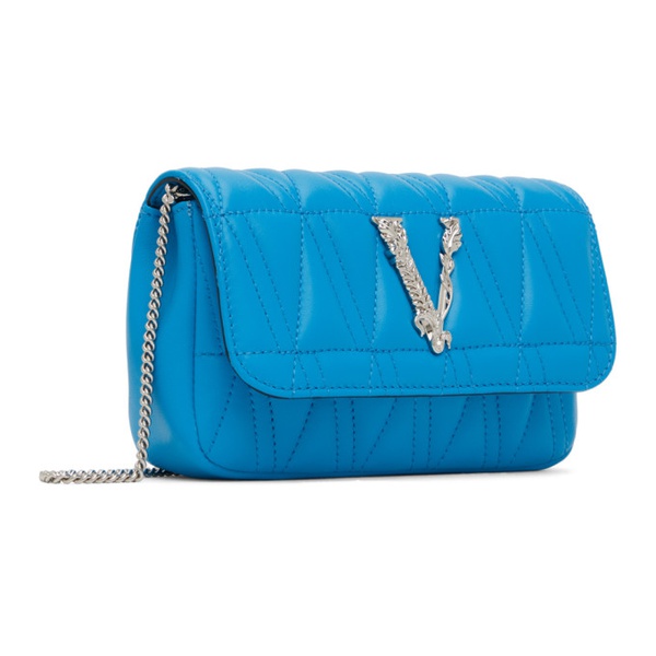 베르사체 베르사체 Versace Blue Mini Virtus Bag 232404F048001