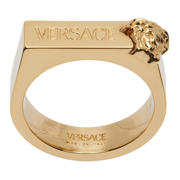 베르사체 베르사체 Versace Gold Engraved Ring 231404M147004