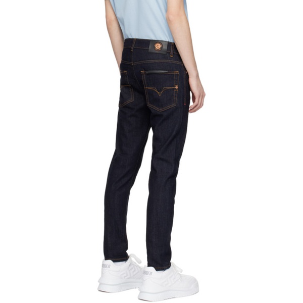 베르사체 베르사체 진 꾸뛰르 베르사체 Versace Jeans Couture Indigo Skinny Jeans 241202M186011
