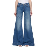 베르사체 진 꾸뛰르 베르사체 Versace Jeans Couture Indigo Flared Jeans 241202F069006