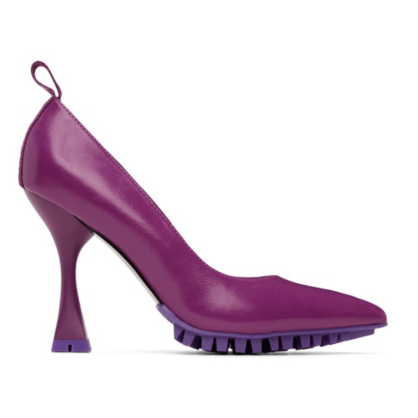 베르사체 베르사체 진 꾸뛰르 베르사체 Versace Jeans Couture Purple Flair Heels 222202F122004
