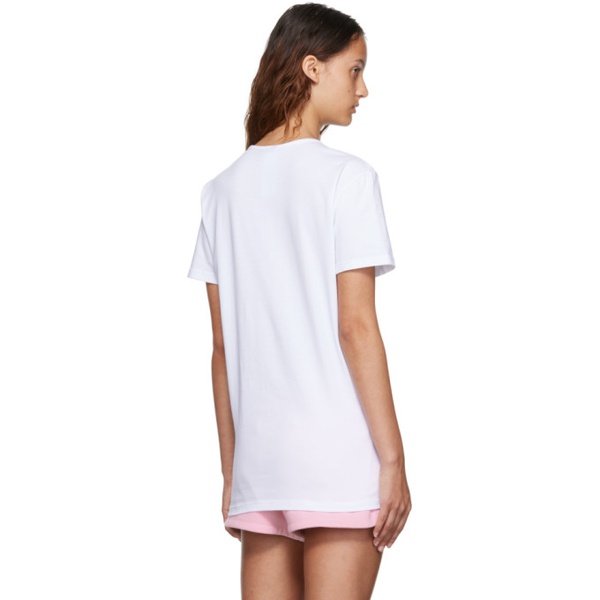 베르사체 베르사체 언더웨어 베르사체 Versace Underwear White Medusa T-Shirt 222653F110001